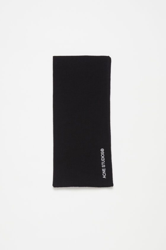 (image for) Robust Logo embroidered scarf